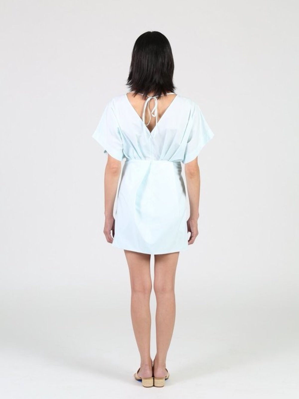 Rachel Comey arco dress spa blue v neck size 0 - Picture 2 of 7